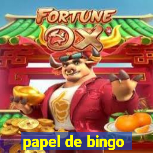 papel de bingo